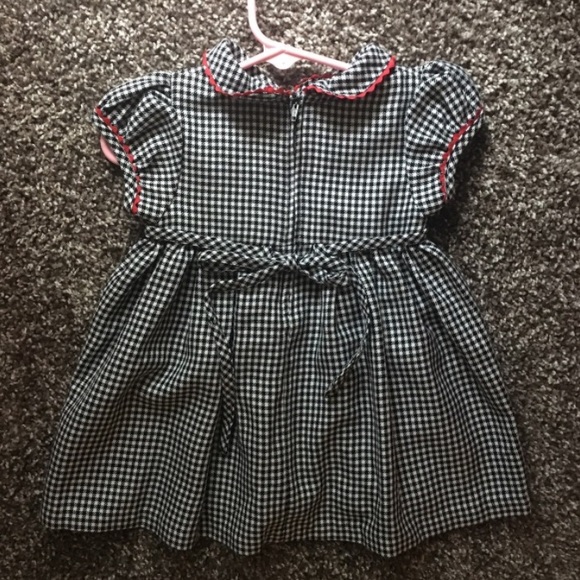 Peter Pan collar gingham dress - Picture 2 of 4